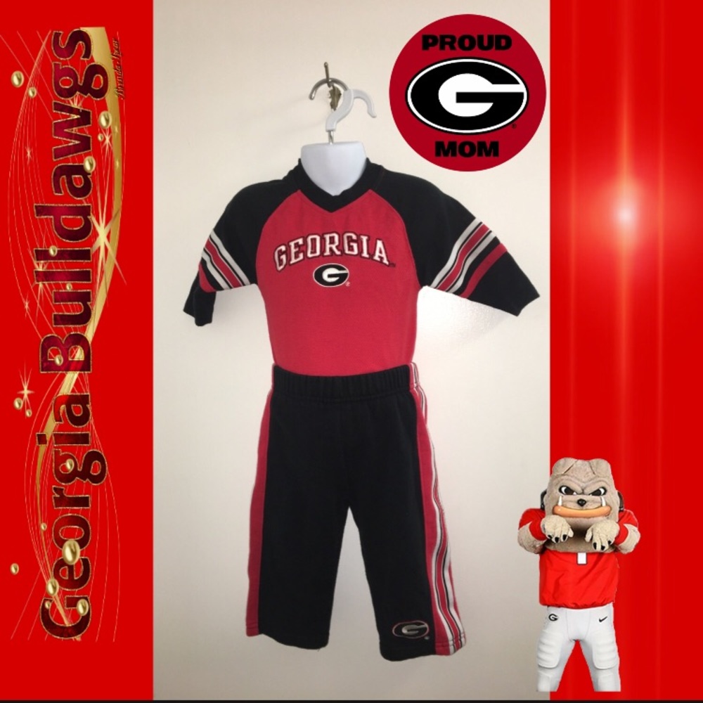 UGA Professional Sports Club Outfit-Size 12 Month